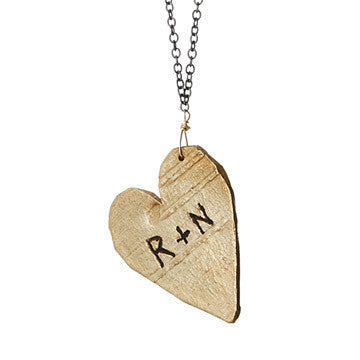 Romantic Tradition of Carving Initials into Bark
