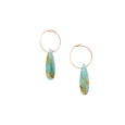 BLUE CALCITE EARRINGS
