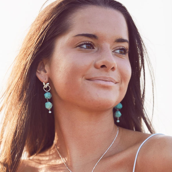 Amazonite Drop Earrings