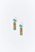 OOAK Natural Turquoise Earrings RT1