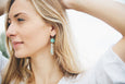 OOAK Natural Turquoise Earrings RT1