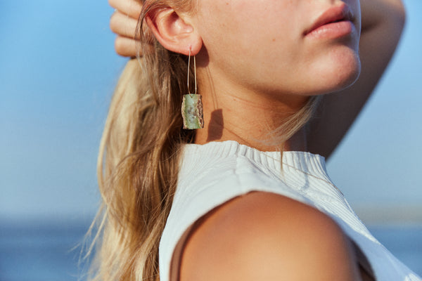 OOAK Chrysoprase Earrings