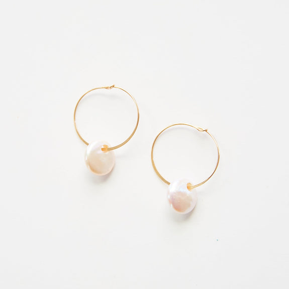 Pearl Hoops