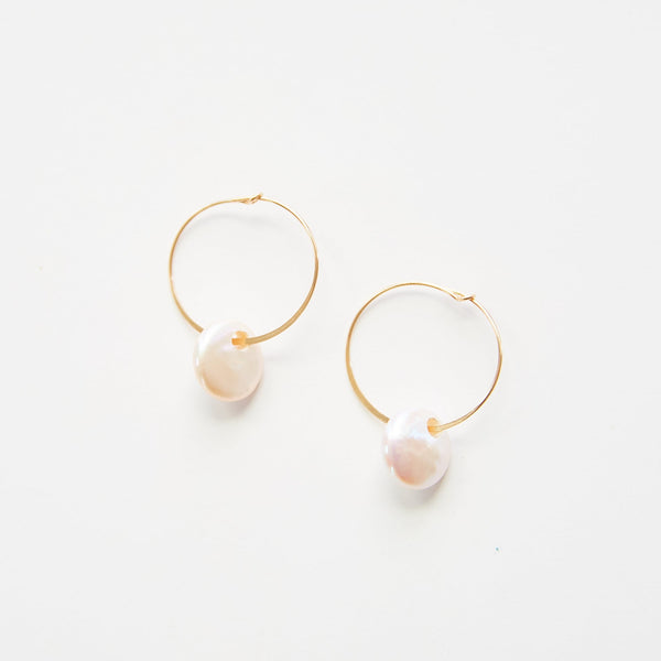 Pearl Hoops