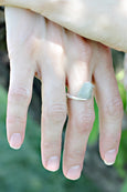 Ooak Aquamarine Twig Ring