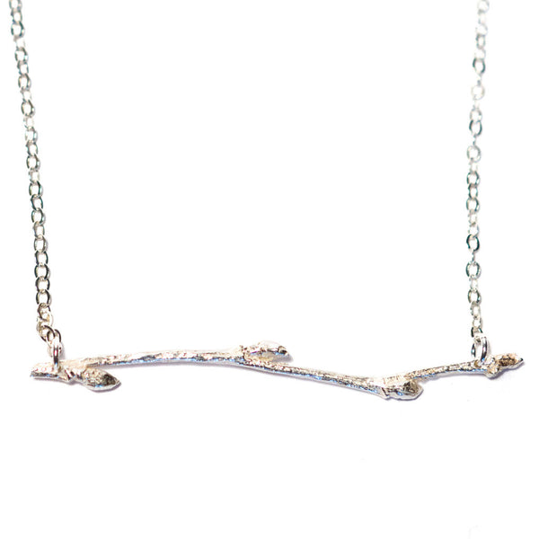 Lovely Budding Branch Handmade Necklace