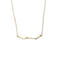 Golden Budding Branch Necklace