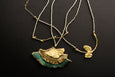 Golden Budding Branch Necklace