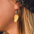 Golden Leaf Earrings