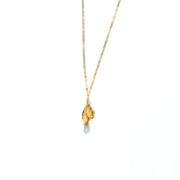 Timeless Topaz Drop Necklace