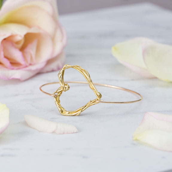 Twig Heart Bracelet
