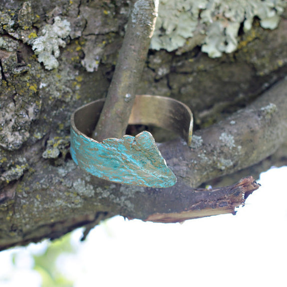Patinaed Birch Cuff
