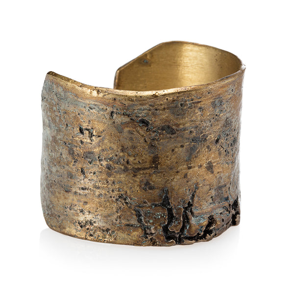 Oxidized Golden Birch Cuff