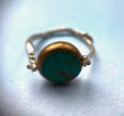 Turquoise Twig Ring